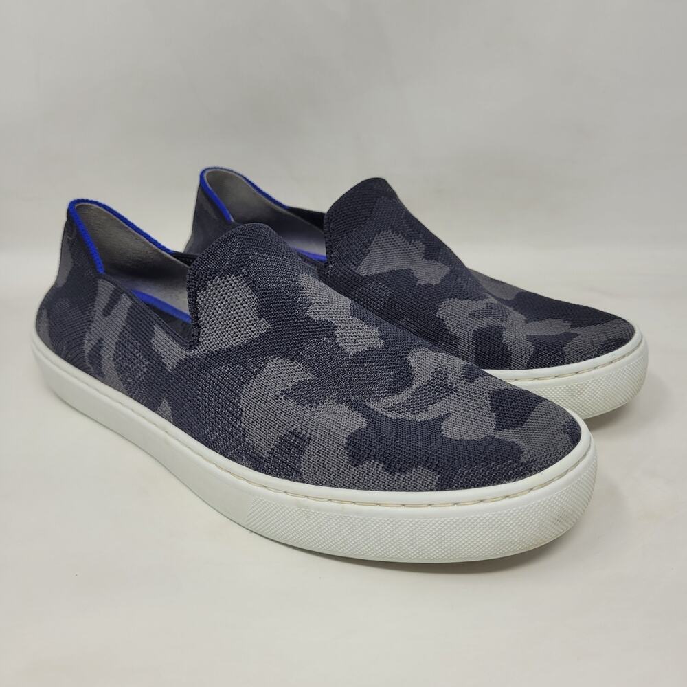 Rothys The Original Slip On Sneaker Womens 8.5 Gray Camo Slip On Casual Comfort